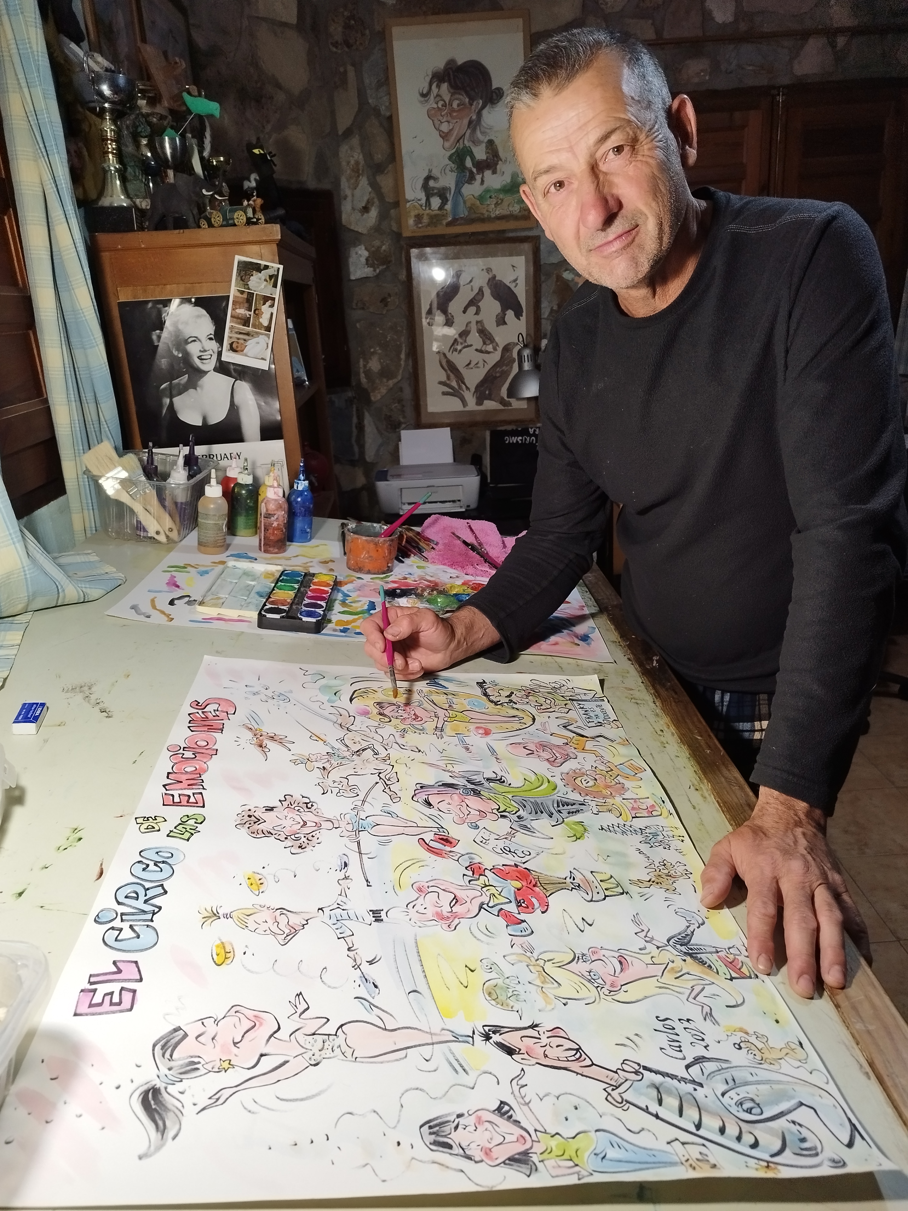 Carlos Enríquez Martín caricaturista y naturalista